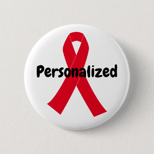 Create Your Own Personalized Awareness Ribbon 2 Inch Round Button