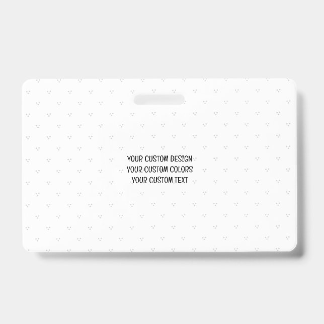 Create Your Own Personalized Badge (Front)