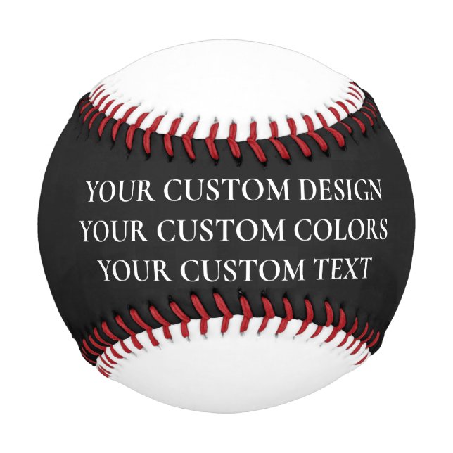 Create Your Own Personalized Baseball (Front)
