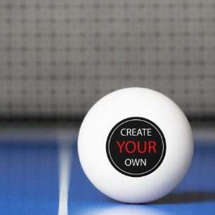 Create Your Own - Personalized, branded / Custom Ping Pong Ball