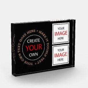 Create Your Own - Personalized, branded / glass Photo Block