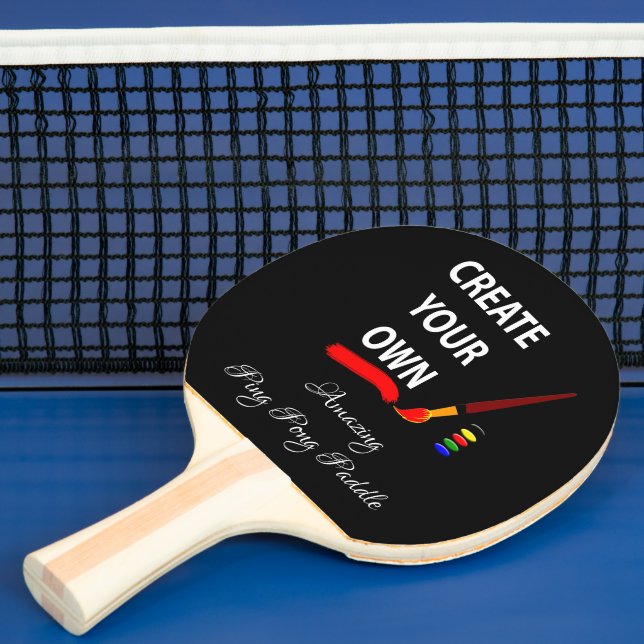 Create Your Own - Personalized, branded / Photo Ping Pong Paddle (Insitu)