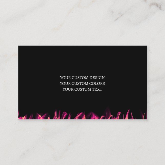 Create Your Own Personalized Business Card (Front)