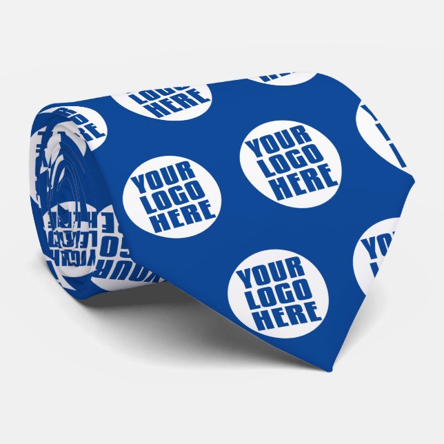 Create Your Own Personalized Business Logo  Tie (Rolled)