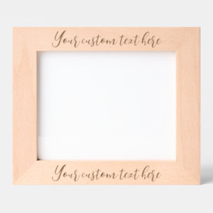 Create Your Own Personalized Calligraphy Etched Frames