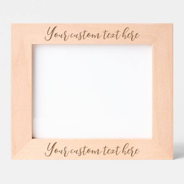 Create Your Own Personalized Calligraphy Etched Frames (Front)