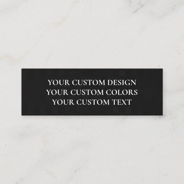 Create Your Own Personalized Calling Card (Front)