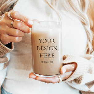 Create Your Own Personalized Can Glass