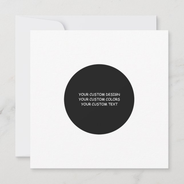 Create Your Own Personalized Card (Front)