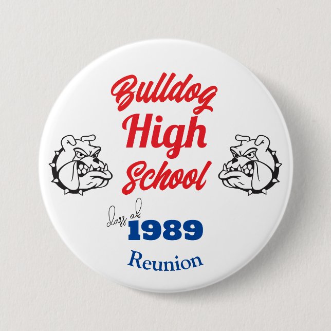 Create Your Own Personalized Class Reunion 3 Inch Round Button (Front)