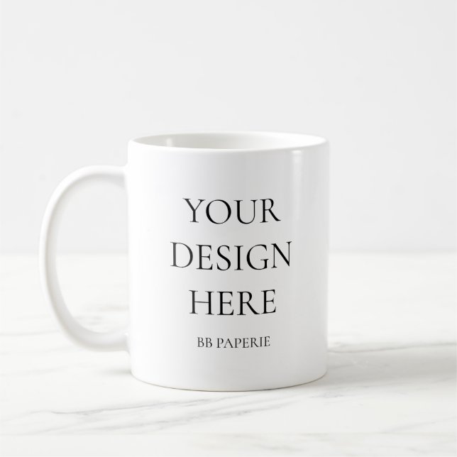Create Your Own Personalized Coffee Mug (Left)