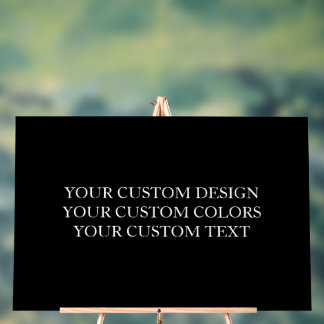 Create Your Own Personalized Custom Acrylic Sign