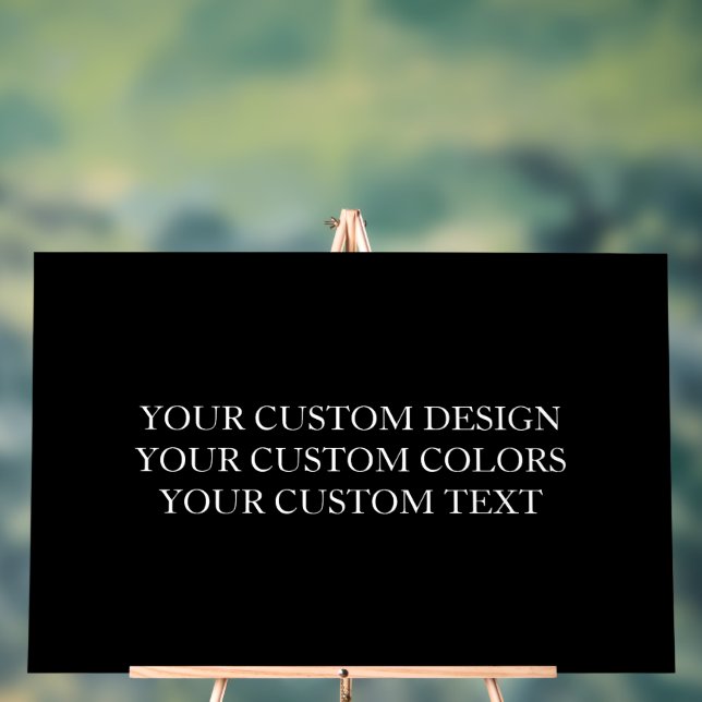 Create Your Own Personalized Custom Acrylic Sign (Neutral)