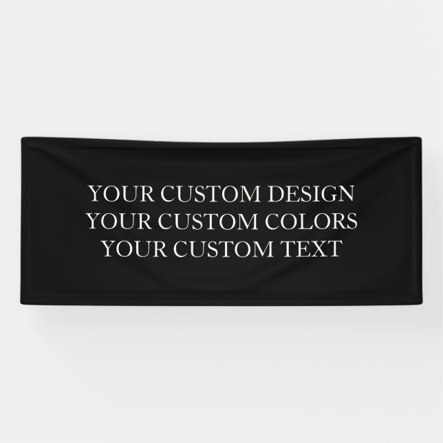 Create Your Own Personalized Custom Banner (Horizontal)