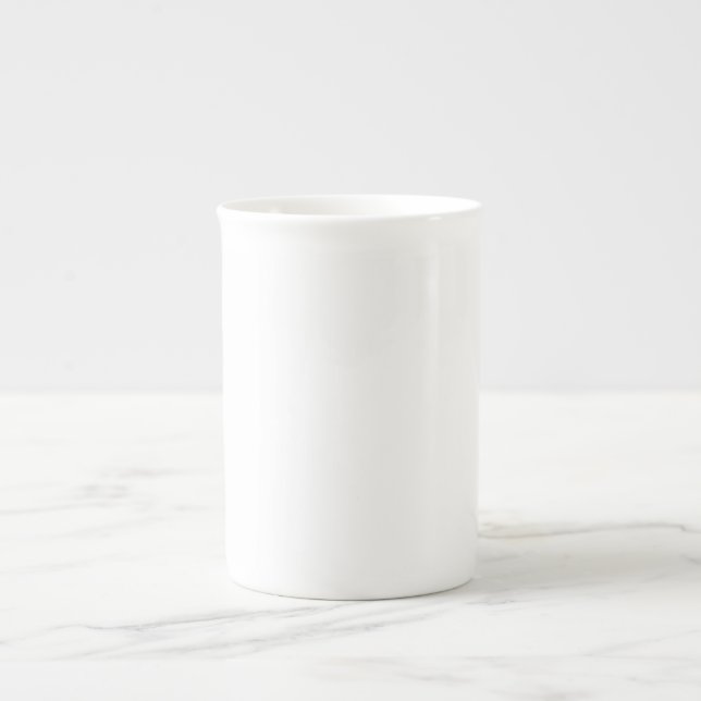 Create your own personalized custom bone china mug (Front)