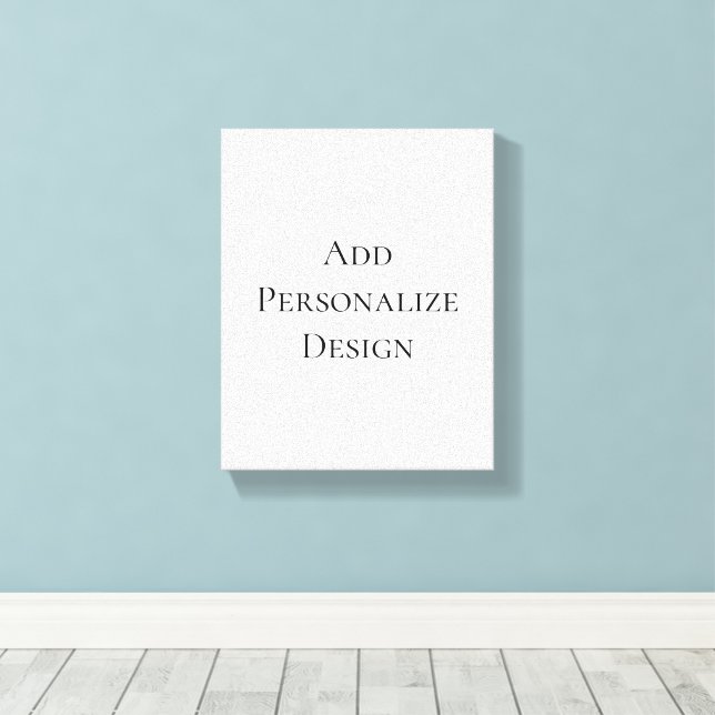 Create Your Own Personalized Custom  Canvas Print (Insitu(Wood Floor))