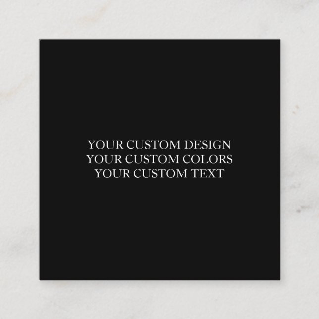 Create Your Own Personalized Custom Enclosure Card (Front)