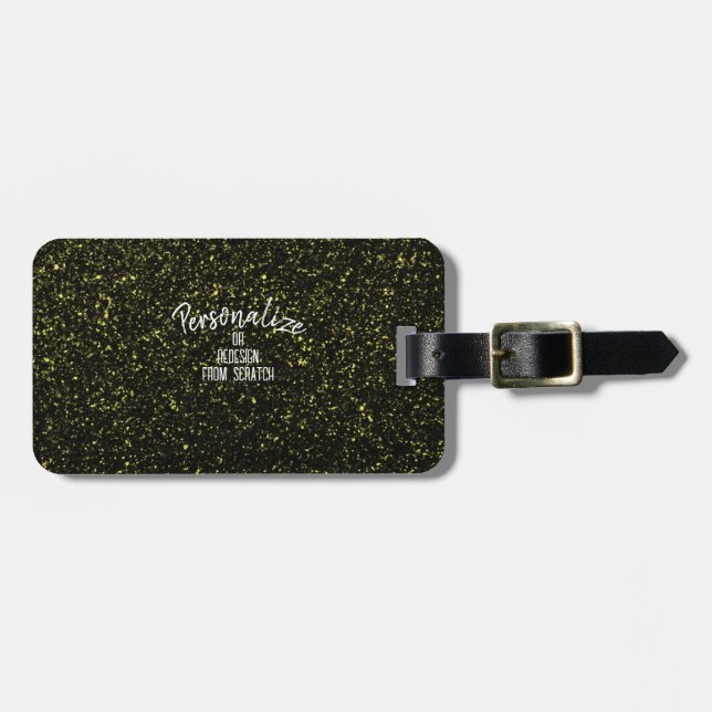 Create Your Own Personalized Custom Luggage Tag (Front Horizontal)