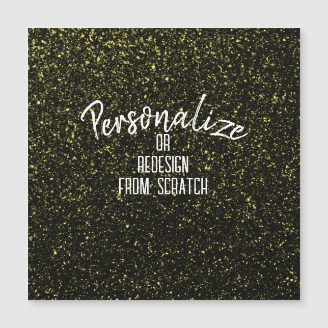 Create Your Own Personalized Custom Magnetic Card (Front)