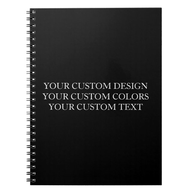 Create Your Own Personalized Custom Notebook (Front)