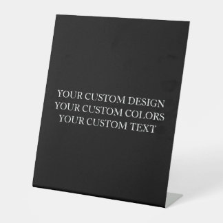 Create Your Own Personalized Custom Pedestal Sign