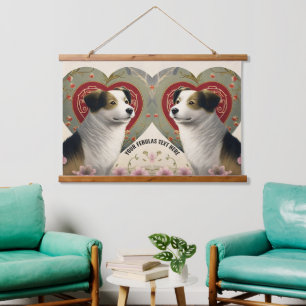 Create Your Own Personalized Custom Pet Photo Text Hanging Tapestry