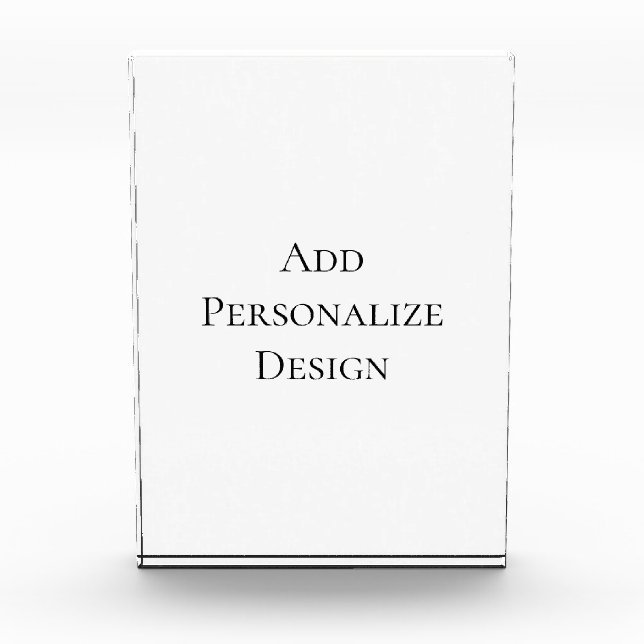 Create Your Own Personalized Custom  Photo Block (Front)