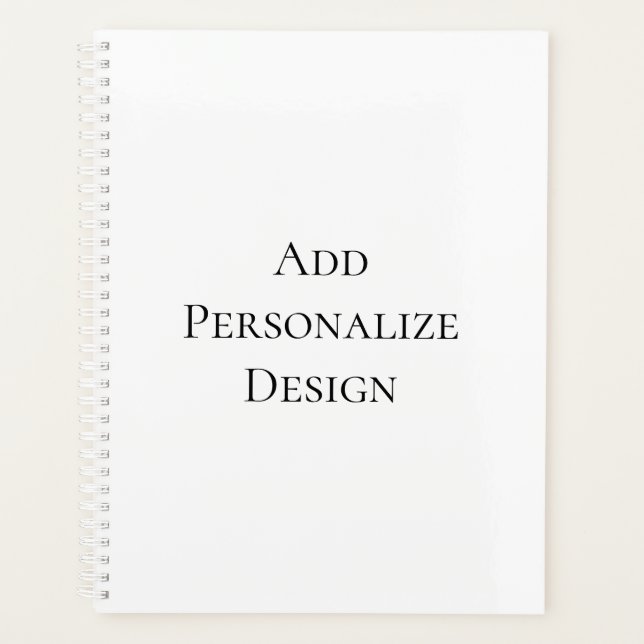 Create Your Own Personalized Custom  Planner (Front)