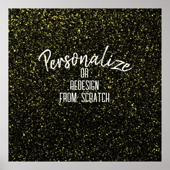 Create Your Own Personalized Custom Poster (Front)