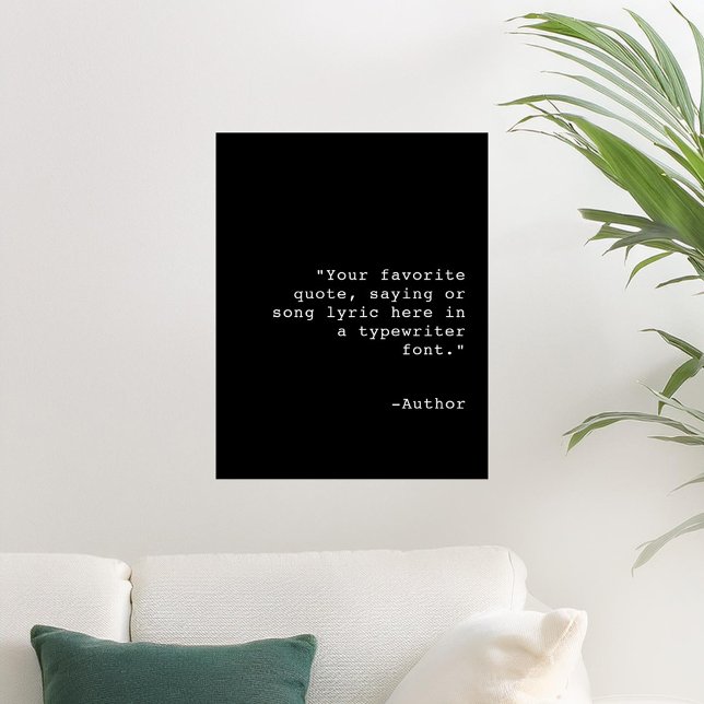 Create Your Own Personalized Custom Quote Poster (Creator Uploaded)