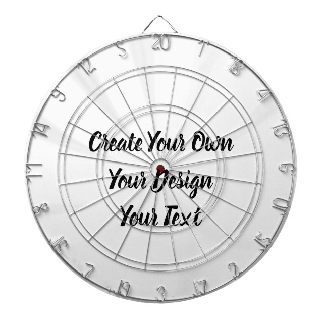 Create Your Own Personalized Dartboard (Front)