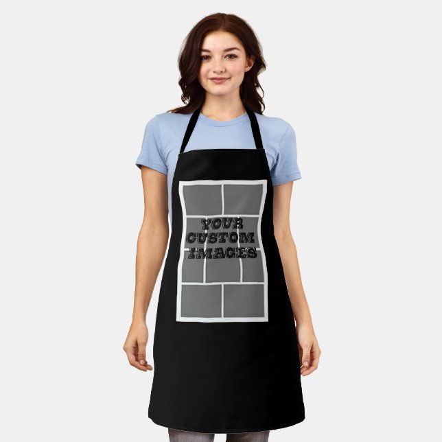 Create Your Own Personalized Family Photo Collage Apron (Worn)