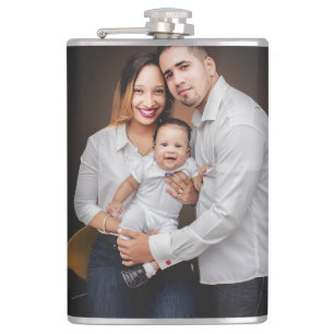 Create Your Own Personalized Family Photo Custom Hip Flask