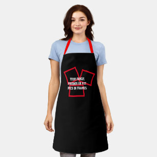 Create Your Own Personalized  Family Photo Frame  Apron