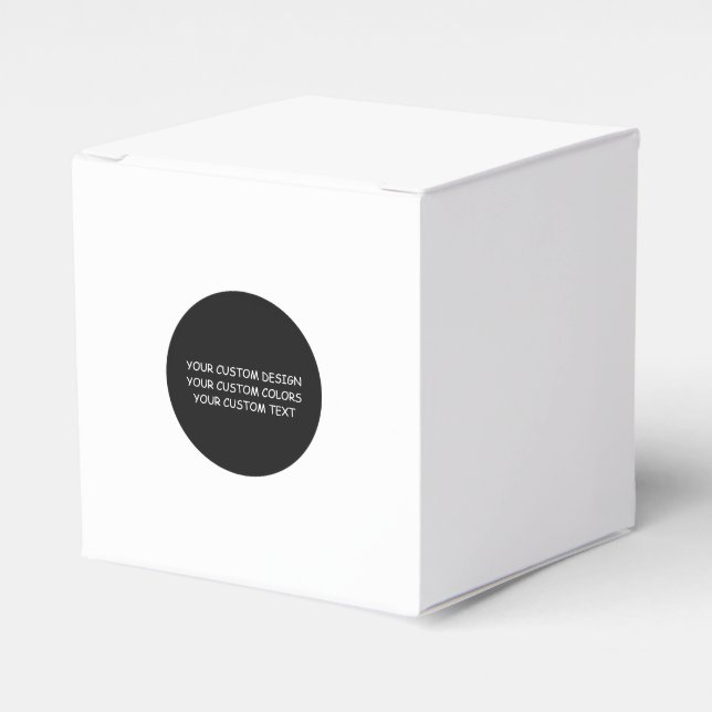 Create Your Own Personalized Favor Box (Front Side)