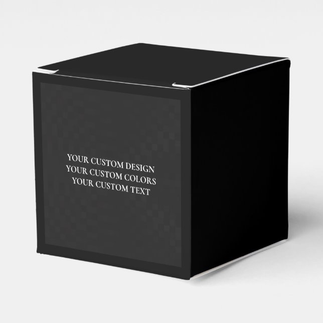 Create Your Own Personalized Favor Box (Front Side)