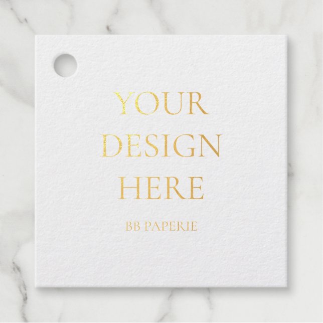 Create Your Own Personalized Favour Tags (Front)