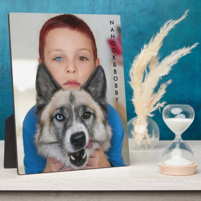Create Your Own Personalized First Pet Keepsake Plaque (Side)