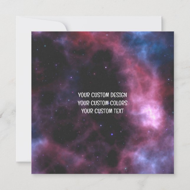 Create Your Own Personalized Flat Card (Front)