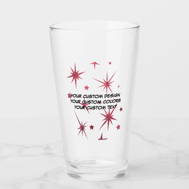 Create Your Own Personalized Glass (Front)