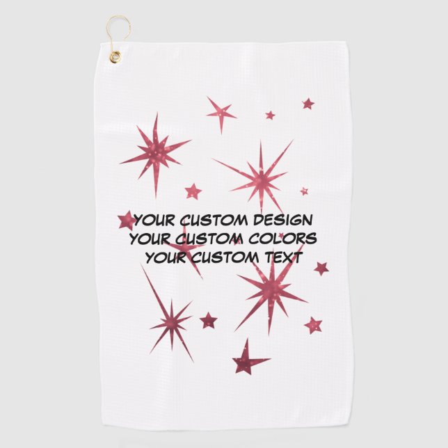 Create Your Own Personalized Golf Towel (Front)