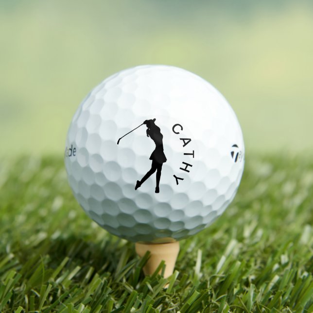 Create Your Own Personalized Golfer Logo Name Golf Balls (Insitu Tee)