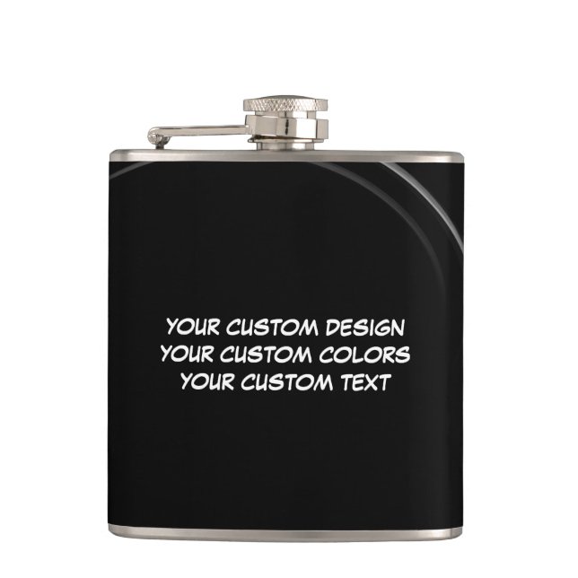 Create Your Own Personalized Hip Flask (Front)