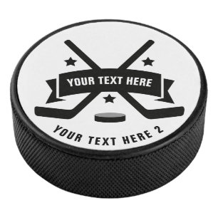 Create Your Own Personalized Ice Hockey Puck