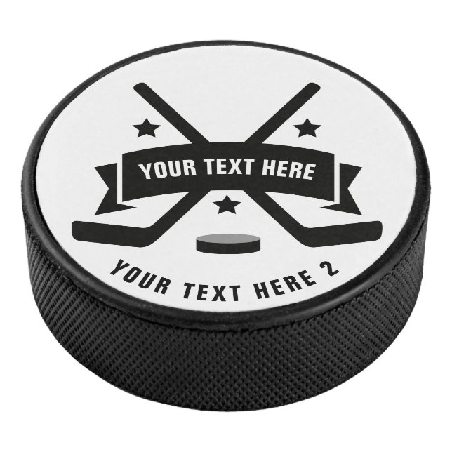 Create Your Own Personalized Ice  Hockey Puck (3/4)