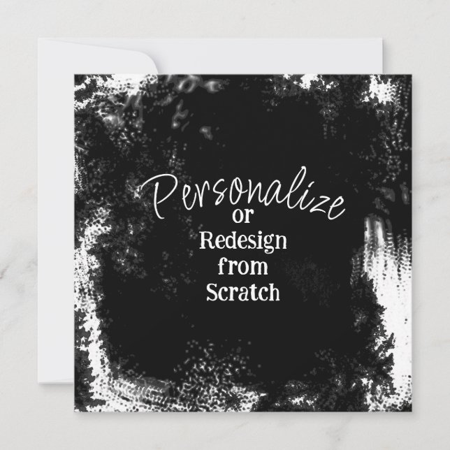 Create Your Own Personalized Invitation (Front)