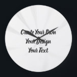 Create Your Own Personalized Large Clock<br><div class="desc">Personalize this product by adding your own text or redesign entirely from scratch by replacing our image with your own!
Visit Custom Cook on Zazzle to view our entire collection of custom gifts, event supplies, kitchen accessories and more.</div>