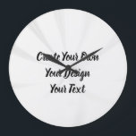 Create Your Own Personalized Large Clock<br><div class="desc">Personalize this product by adding your own text or redesign entirely from scratch by replacing our image with your own!

Visit Custom Cook on Zazzle to view our entire collection of custom gifts,  event supplies,  kitchen accessories and more.</div>