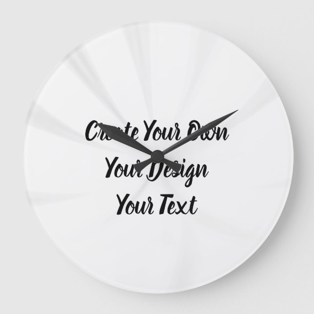 Create Your Own Personalized Large Clock (Front)