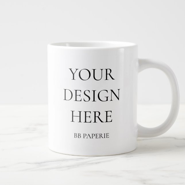 Create Your Own Personalized Large Coffee Mug (Right)